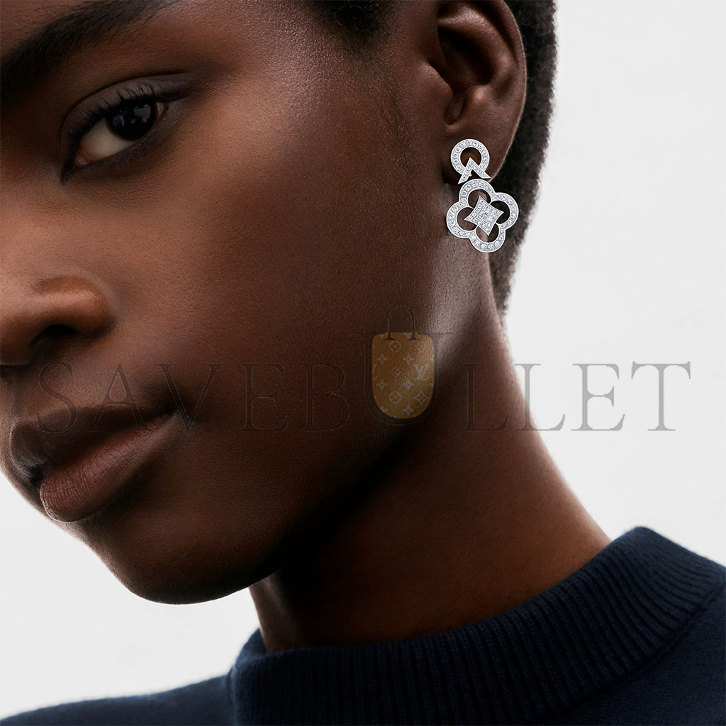 l**is V*t*n les ardentes earrings, white gold and diamonds q96819